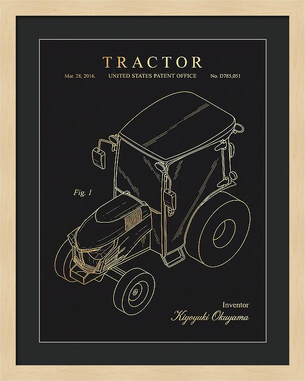 Tractor Gold Patent Usd785051s1