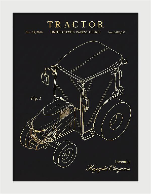 Tractor Gold Patent Usd785051s1
