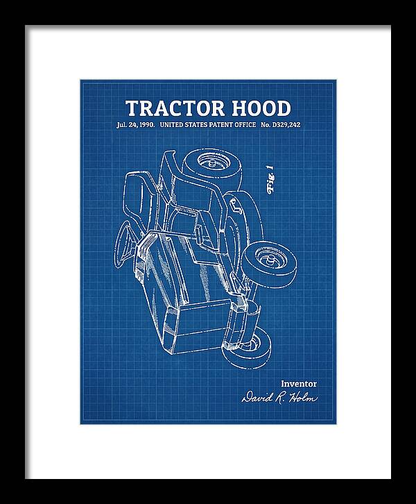 Tractor Hood Blueprint Patent Usd329242s
