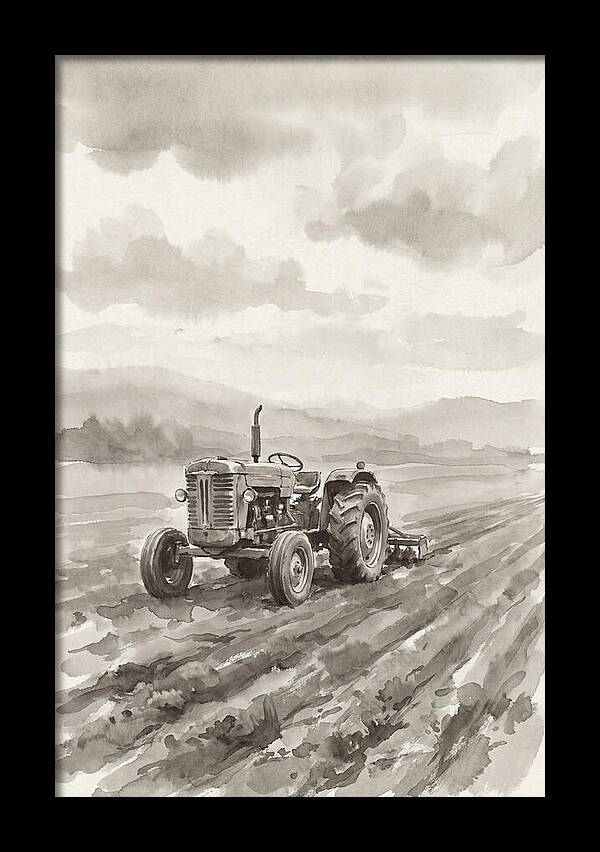 Tractor In The Field