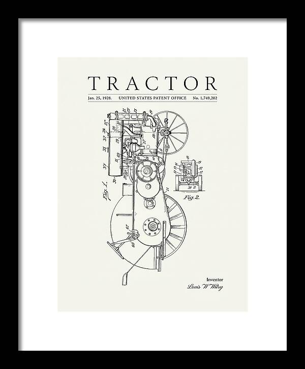 Tractor Minimalist Patent Us1749202