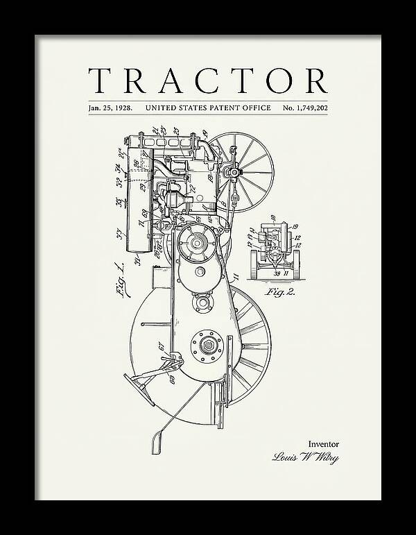 Tractor Minimalist Patent Us1749202
