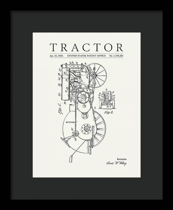 Tractor Minimalist Patent Us1749202