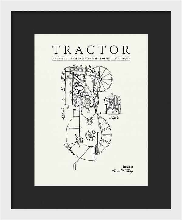Tractor Minimalist Patent Us1749202