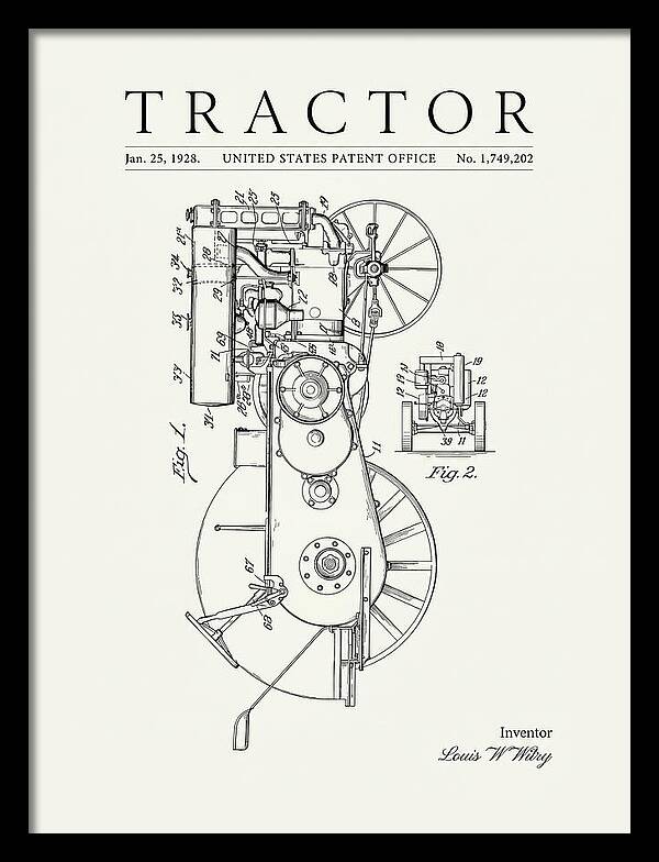 Tractor Minimalist Patent Us1749202