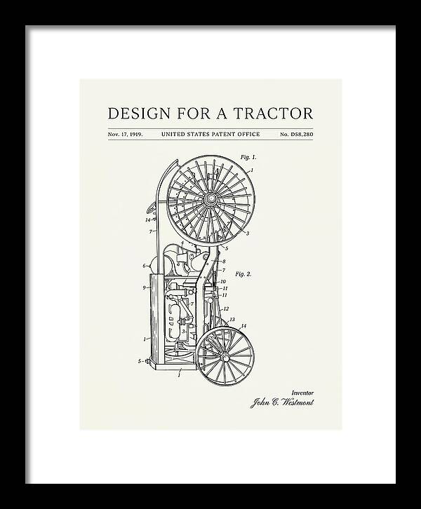 Tractor Minimalist Patent Usd58280s