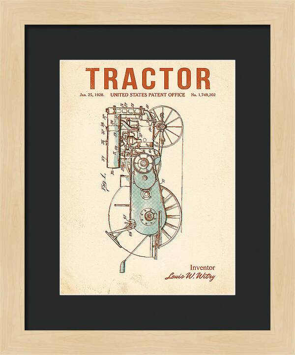 Tractor Retro Patent Us1749202