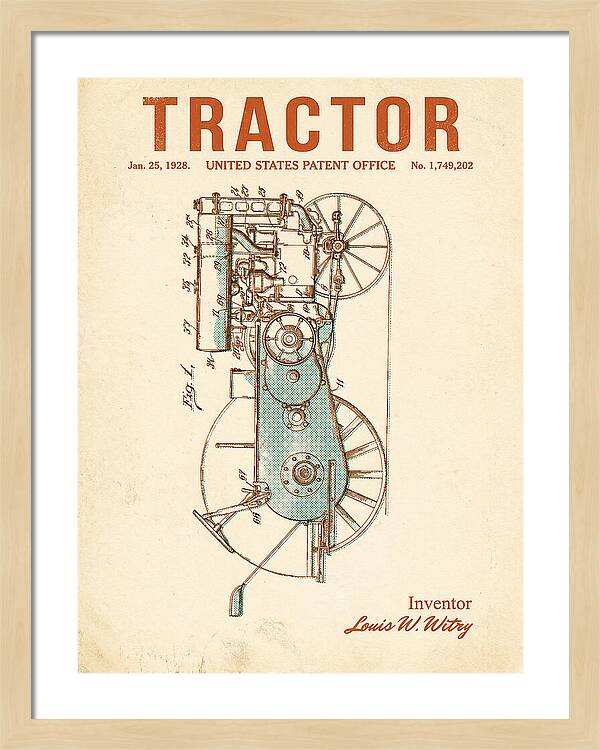 Tractor Retro Patent Us1749202