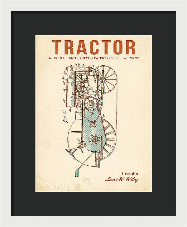 Tractor Retro Patent Us1749202