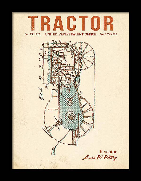 Tractor Retro Patent Us1749202