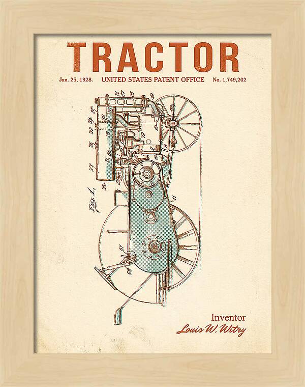 Tractor Retro Patent Us1749202