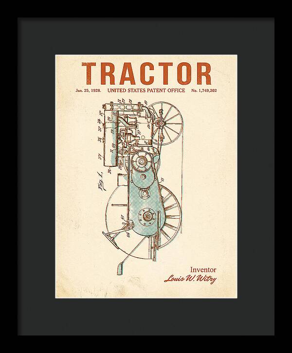 Tractor Retro Patent Us1749202