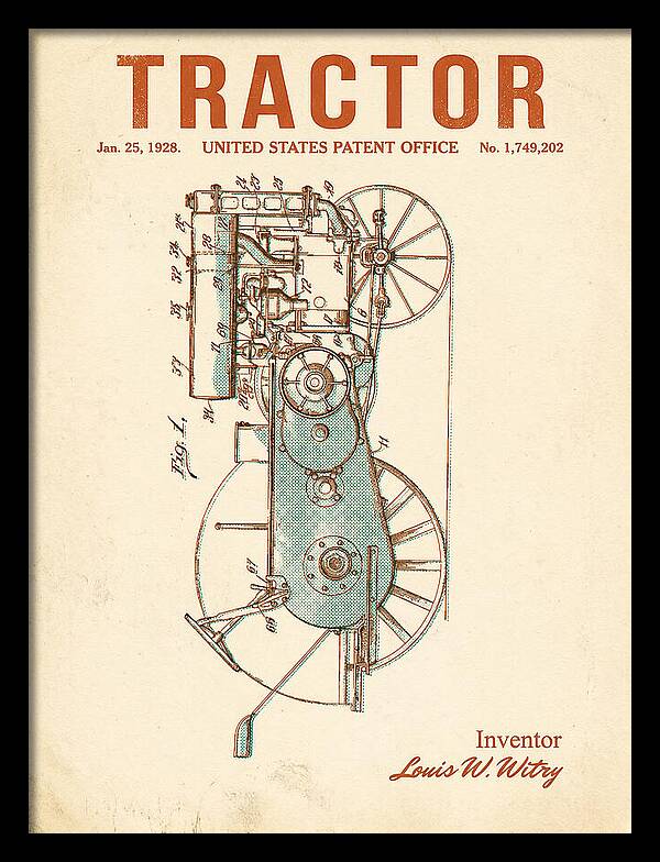 Tractor Retro Patent Us1749202
