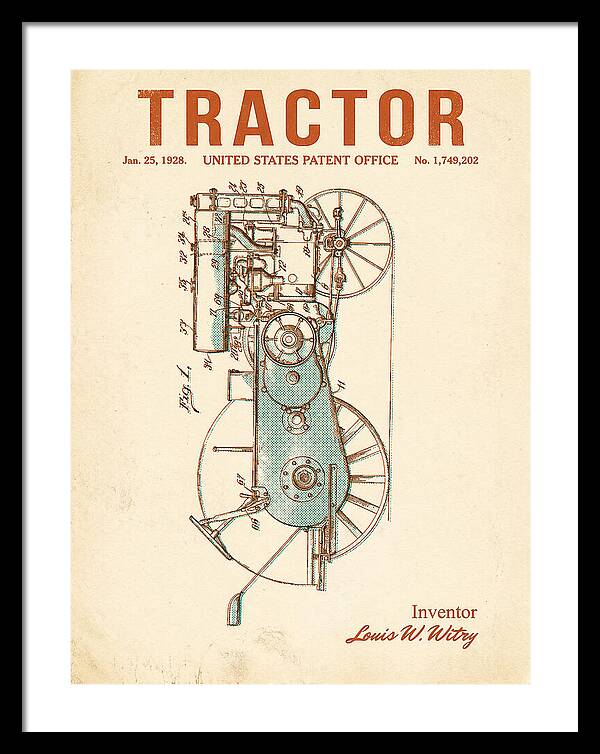 Tractor Retro Patent Us1749202