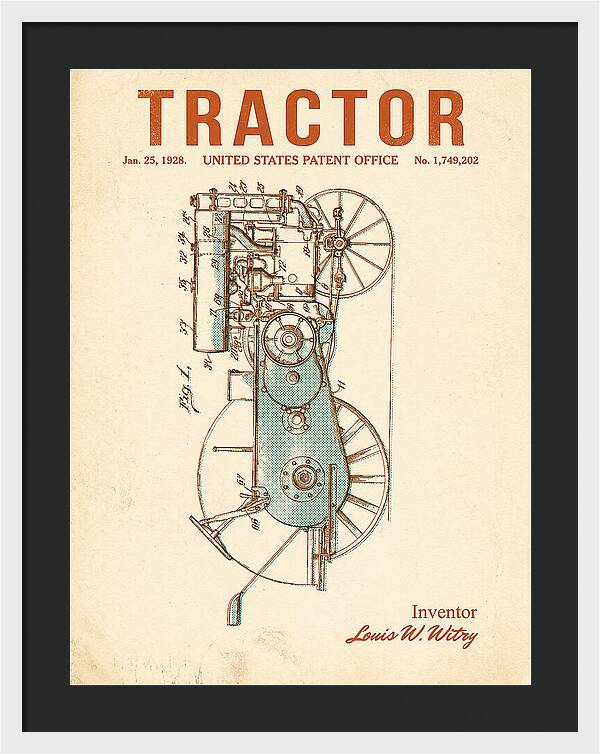Tractor Retro Patent Us1749202