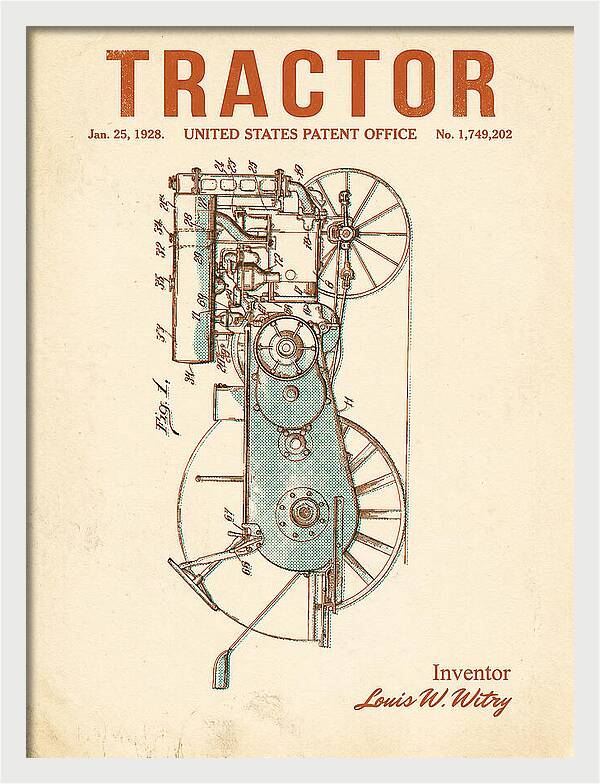 Tractor Retro Patent Us1749202