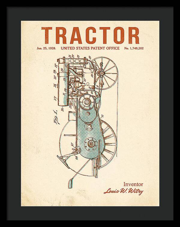 Tractor Retro Patent Us1749202