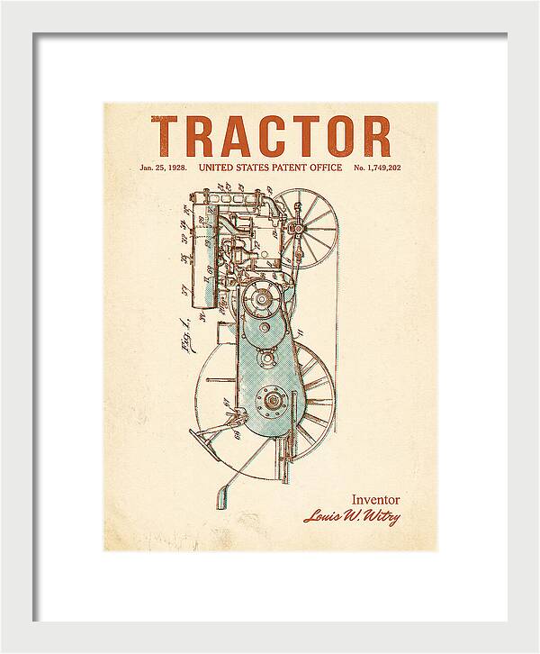 Tractor Retro Patent Us1749202