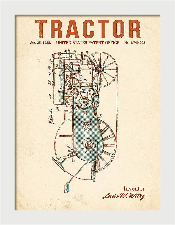 Tractor Retro Patent Us1749202