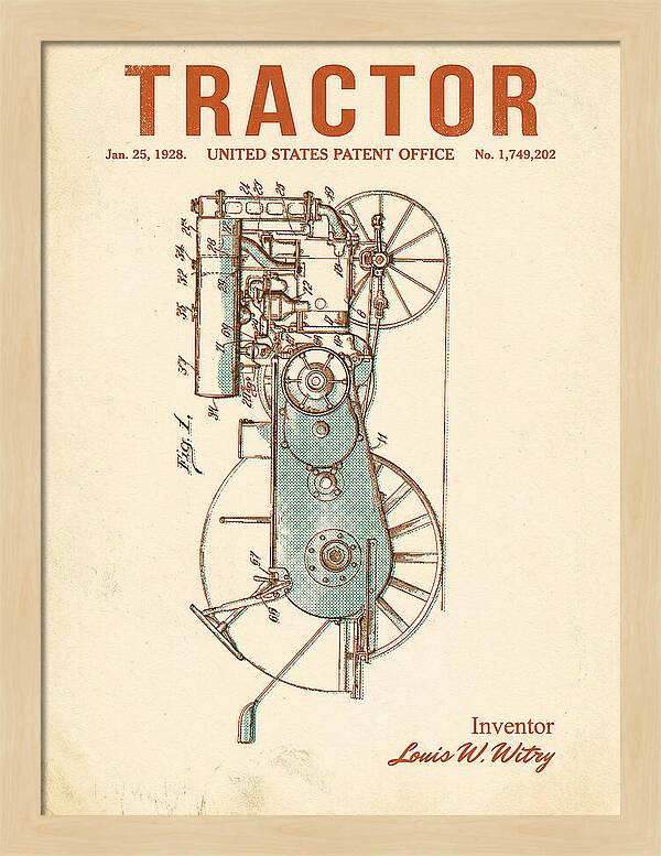 Tractor Retro Patent Us1749202