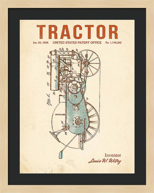 Tractor Retro Patent Us1749202
