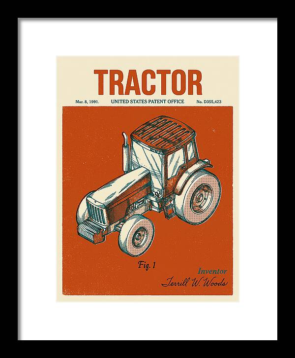 Tractor Retro Patent Usd355423s