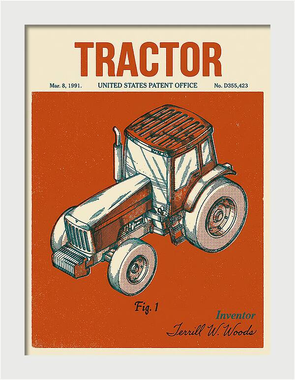 Tractor Retro Patent Usd355423s