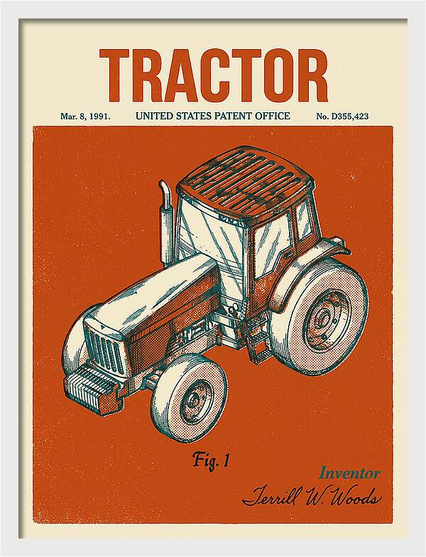 Tractor Retro Patent Usd355423s