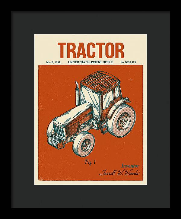 Tractor Retro Patent Usd355423s