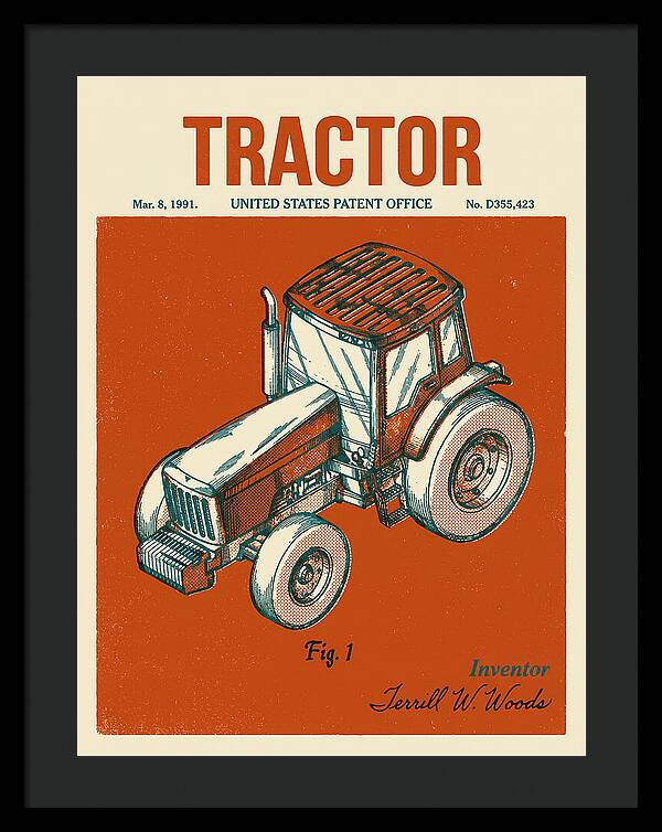 Tractor Retro Patent Usd355423s