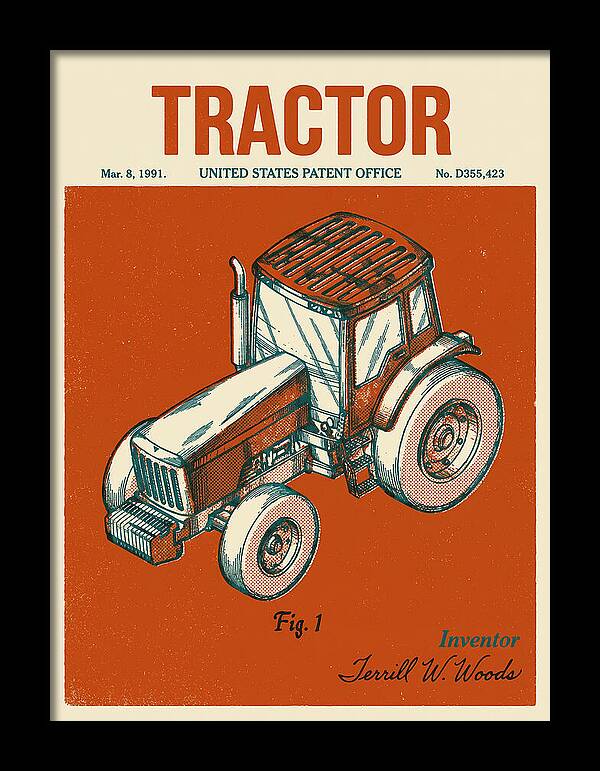 Tractor Retro Patent Usd355423s