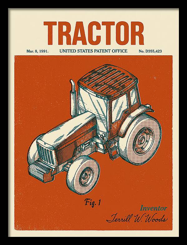 Tractor Retro Patent Usd355423s