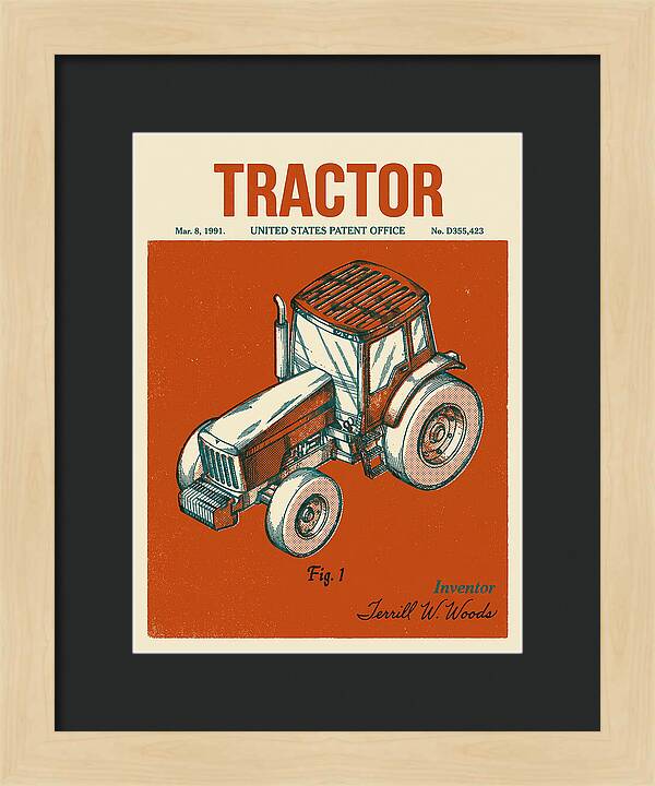 Tractor Retro Patent Usd355423s