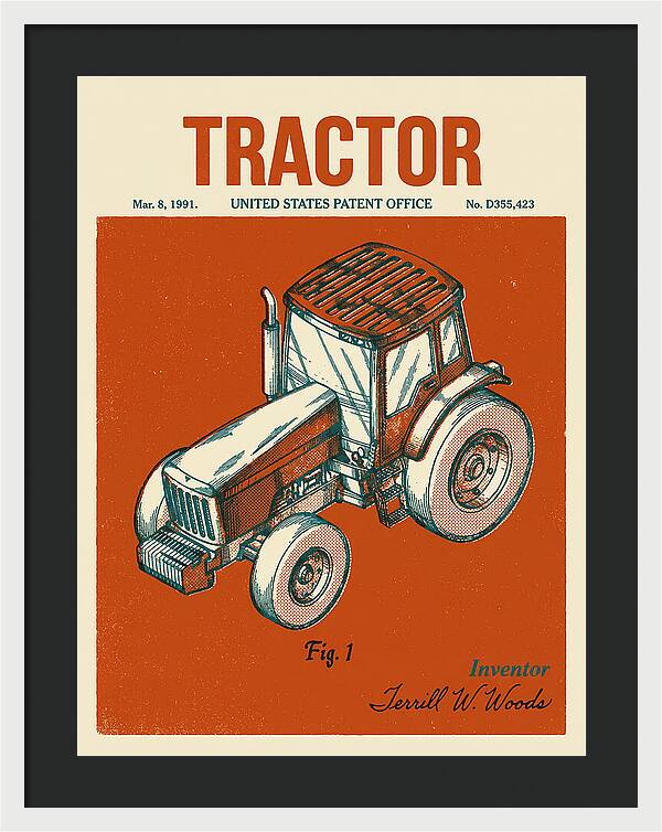 Tractor Retro Patent Usd355423s