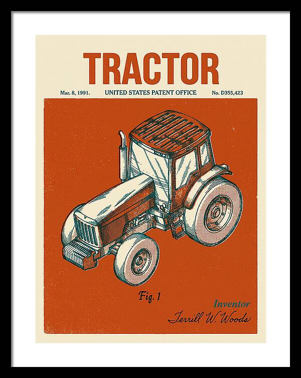 Tractor Retro Patent Usd355423s