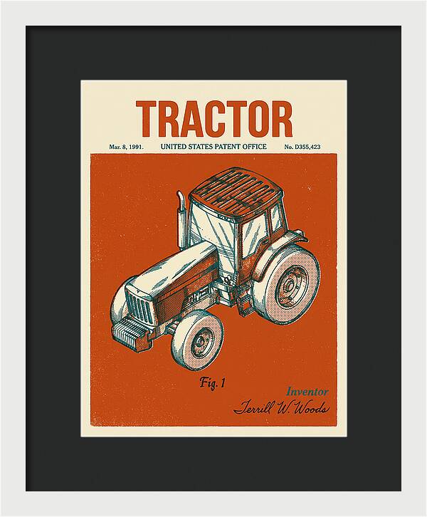 Tractor Retro Patent Usd355423s
