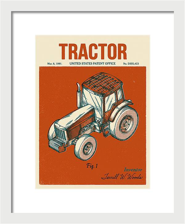 Tractor Retro Patent Usd355423s