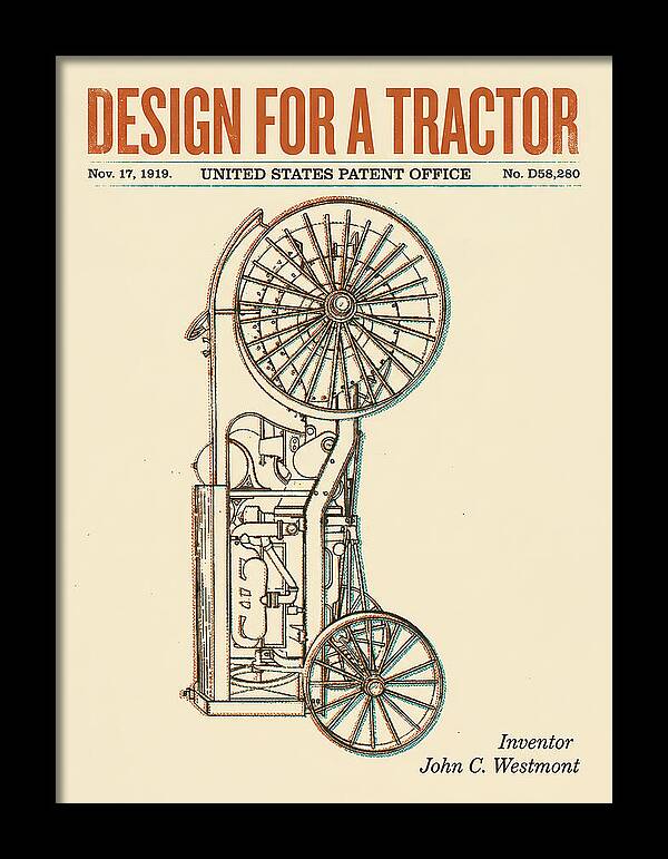 Tractor Retro Patent Usd58280s