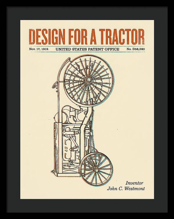 Tractor Retro Patent Usd58280s