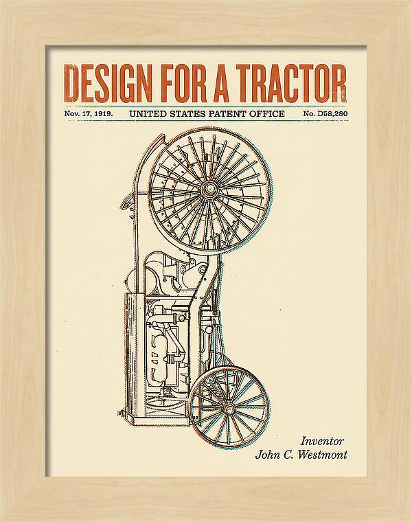 Tractor Retro Patent Usd58280s