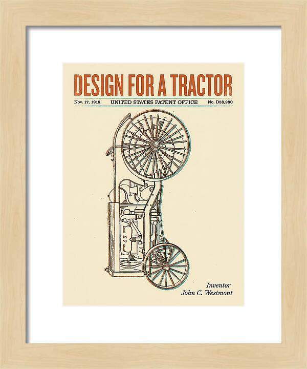 Tractor Retro Patent Usd58280s