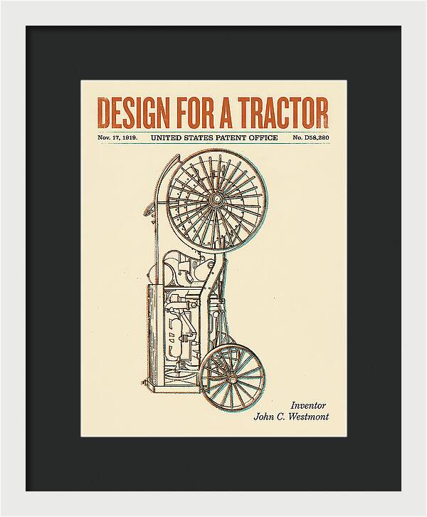 Tractor Retro Patent Usd58280s