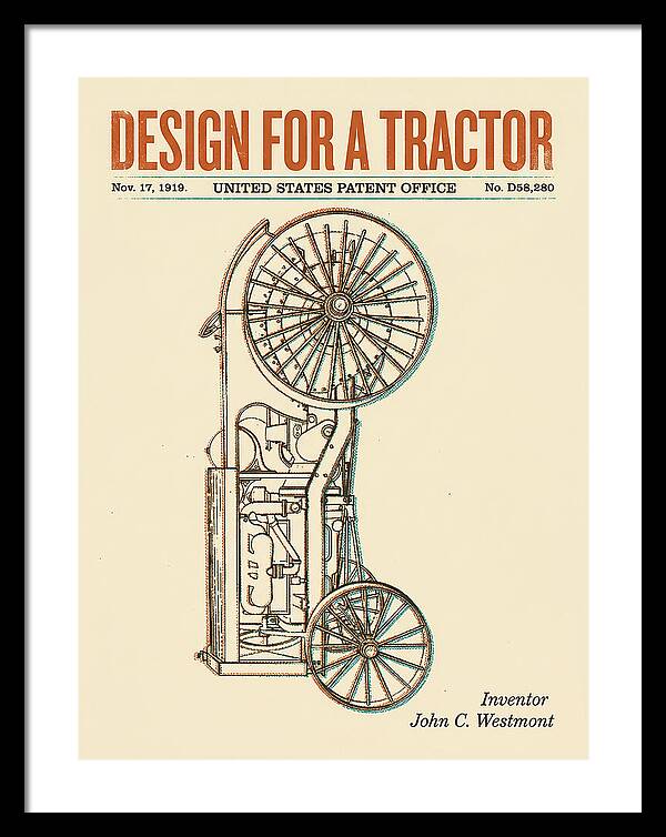 Tractor Retro Patent Usd58280s