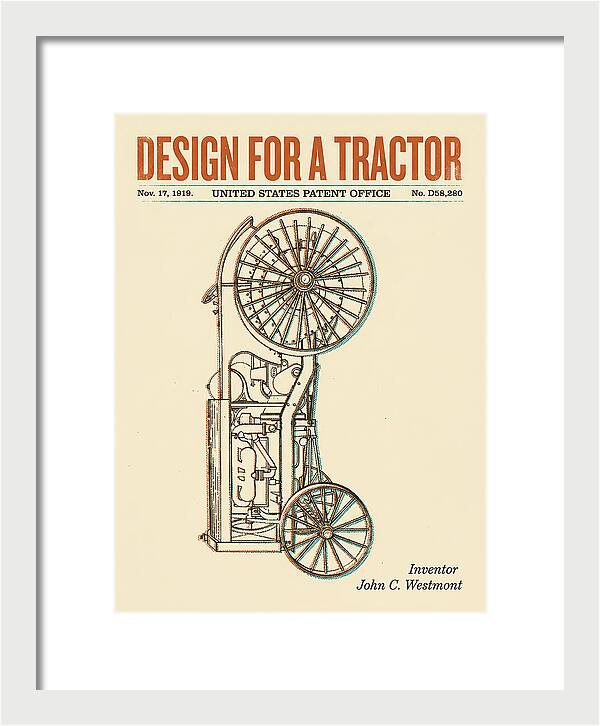 Tractor Retro Patent Usd58280s