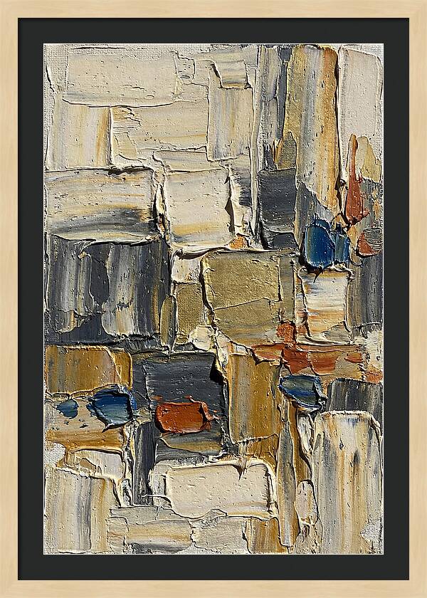 Tractorinspired Abstract Composition