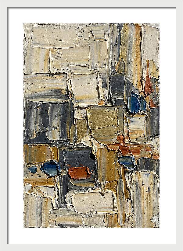 Tractorinspired Abstract Composition