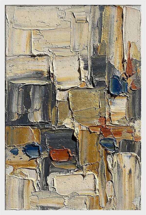 Tractorinspired Abstract Composition