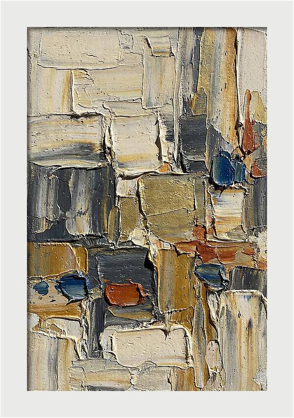 Tractorinspired Abstract Composition