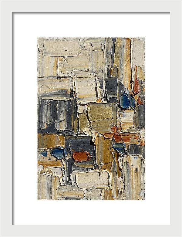 Tractorinspired Abstract Composition