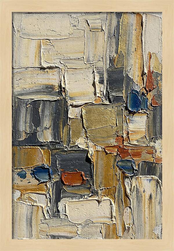 Tractorinspired Abstract Composition